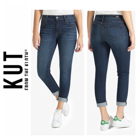 💙Kut from the Kloth BOYFRIEND Denim Jean Size 8 - Picture 1 of 16